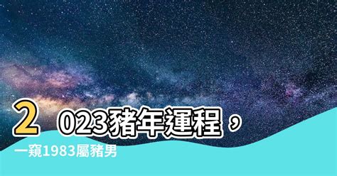 2023豬年運程1983男|1983年属猪人2023年运势及运程 1983年属猪人2023 ...